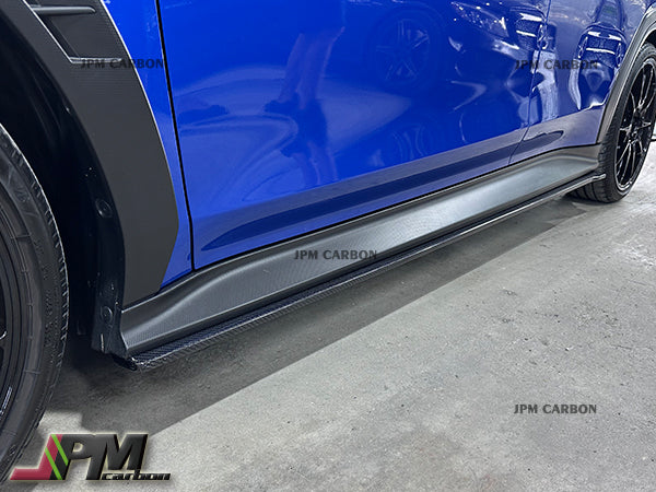 STI Style Carbon Fiber Side Skirt Add-on Lips Fits For 2022-2024 Subaru WRX / STI Only