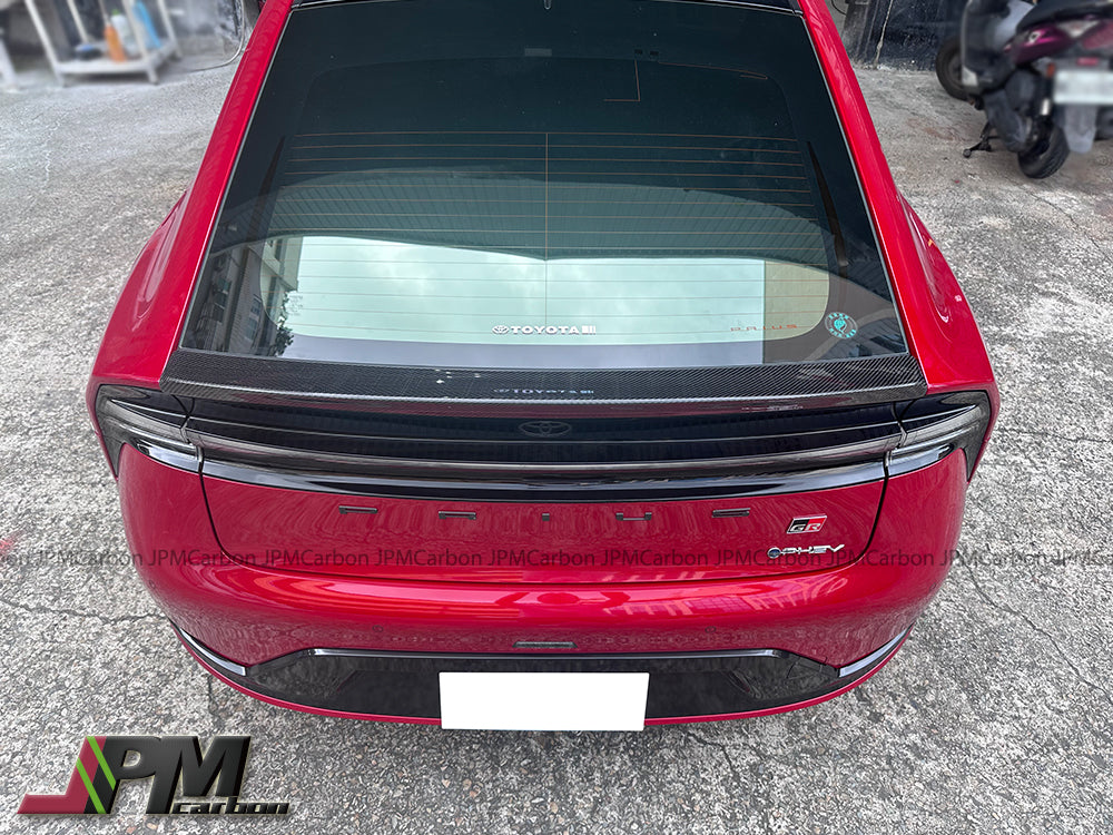 AG Style Carbon Fiber Trunk Spoiler Fits For 2023-2025 Toyota PRIUS PHEV XW60