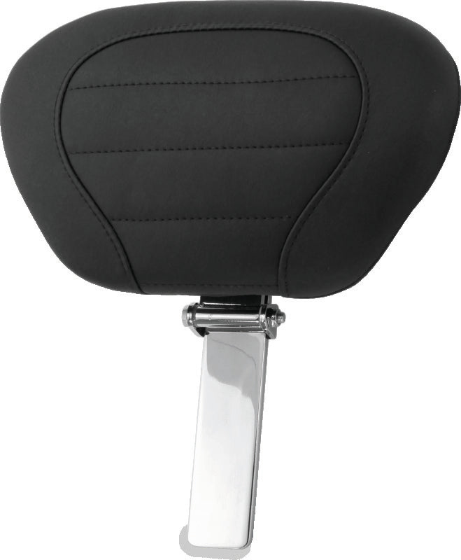 Mustang 08-21 Harley Electra Glide Std, Rd Glide ,Rd King, Str Glide Driver Backrest Deluxe - Black