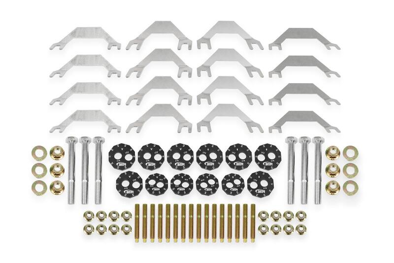 BMR 06-13 Chevrolet Corvette C6 Z06/ 09-13 ZR1 Camber Bolt & Stud Kit - Black Anodized