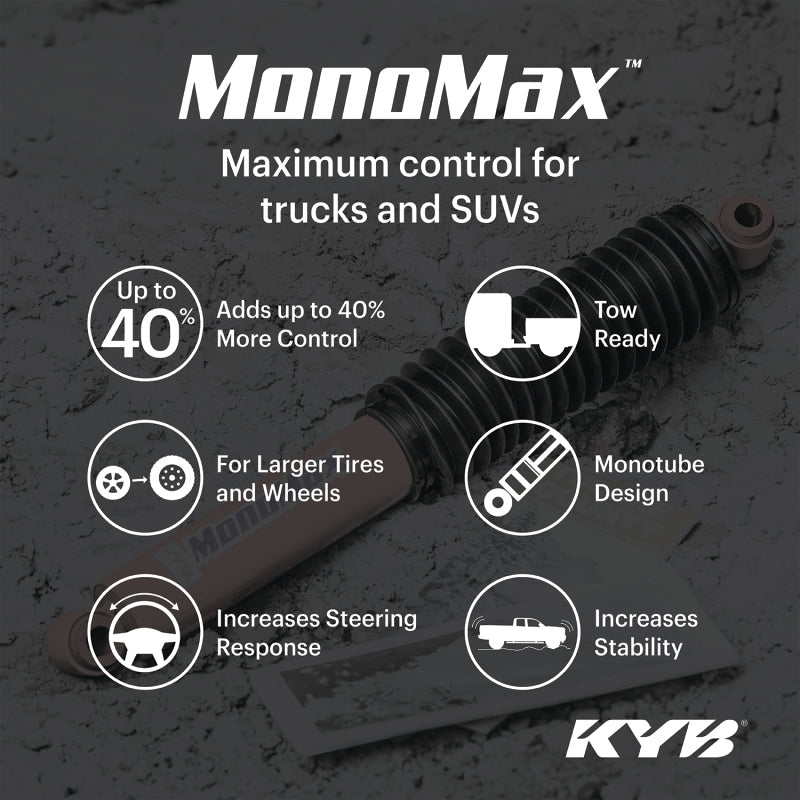 KYB Shocks & Struts MonoMax Rear CHEVROLET Silverado C and R - Series 1/2 Ton (2WD) 2001-07 C and R