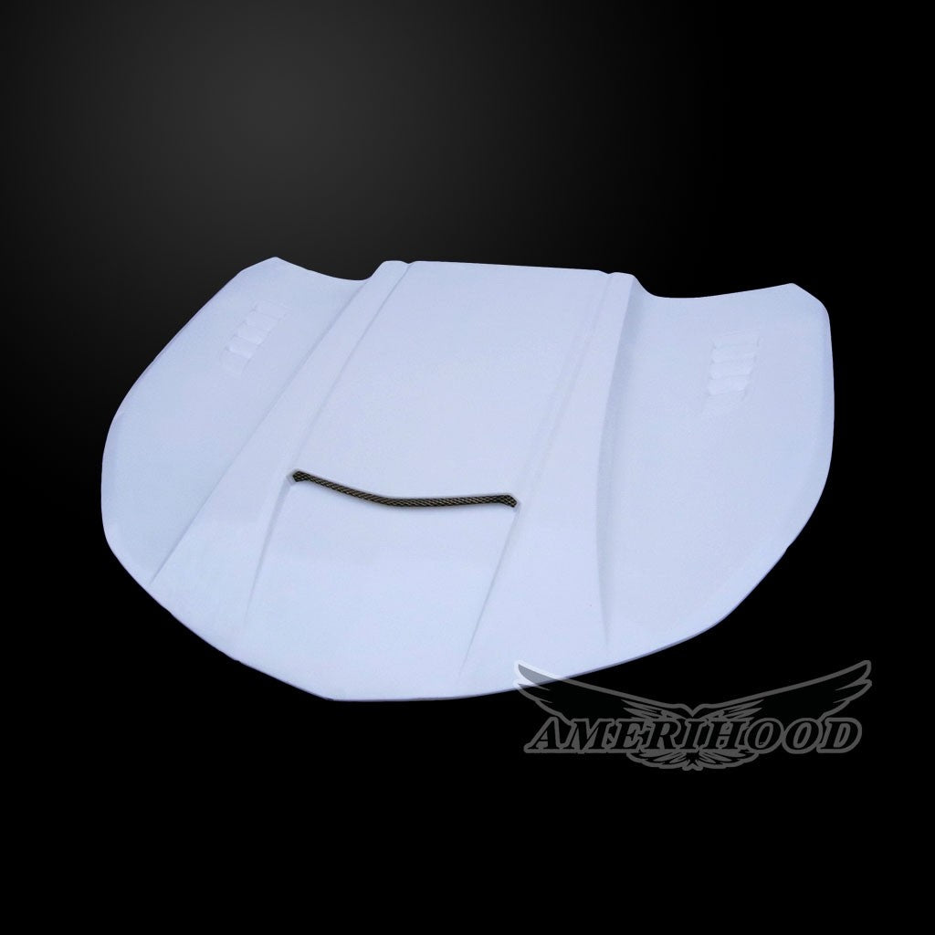 AmeriHood - Chevrolet Camaro Model 2016-2024 SMS Style Functional Heat Extraction Hood