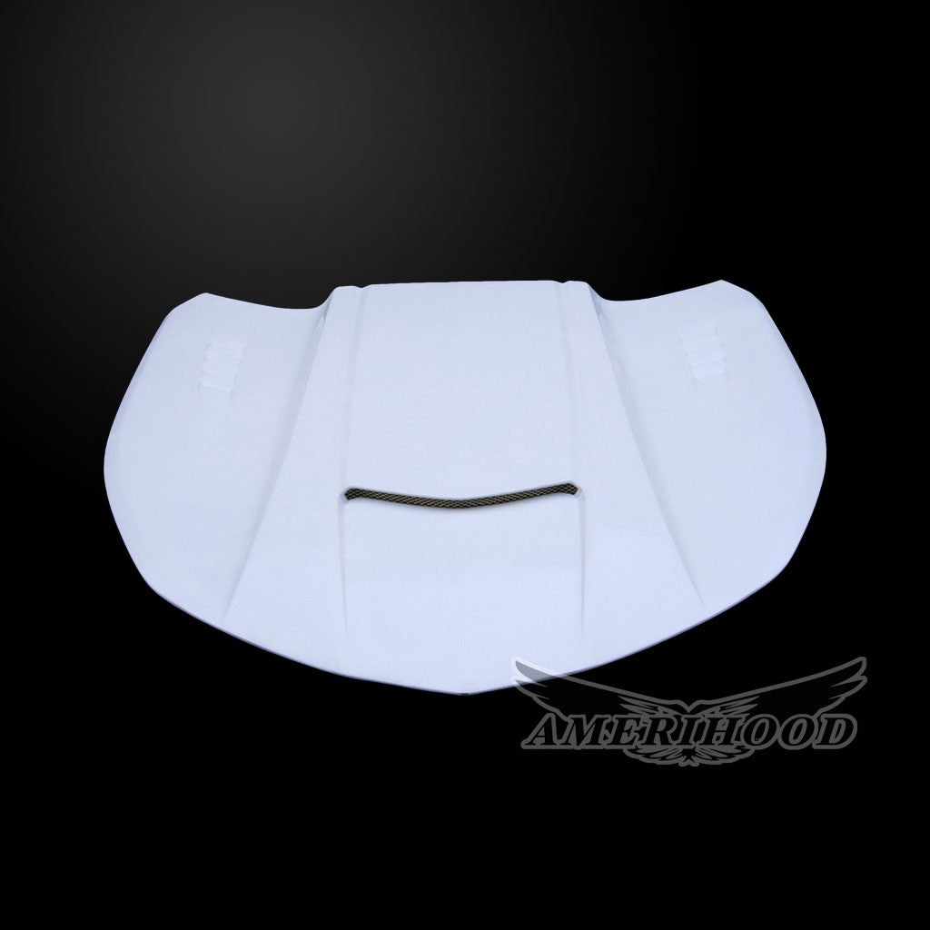 AmeriHood - Chevrolet Camaro Model 2016-2024 SMS Style Functional Heat Extraction Hood