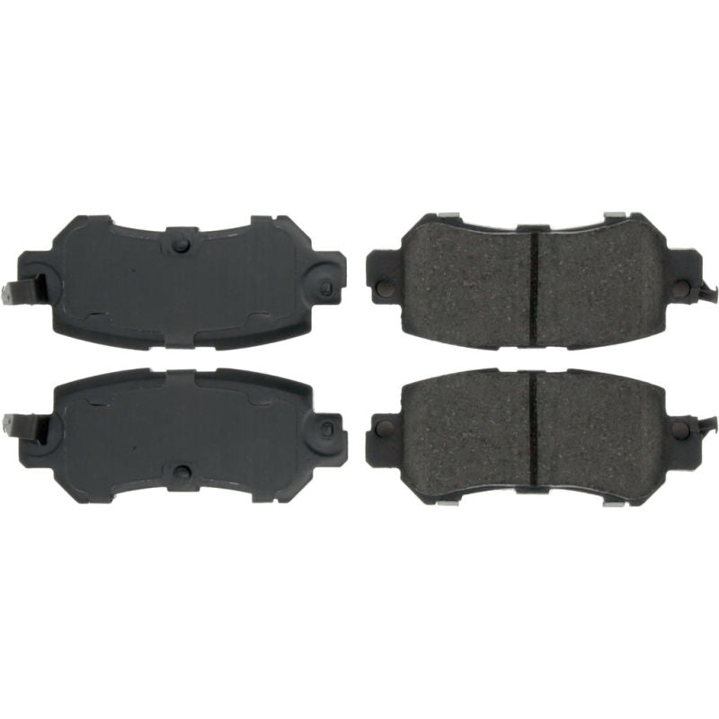 Posi-Quiet 10 / 12-17 Nissan GT-R Premium Semi-Metallic Rear Brake Pads