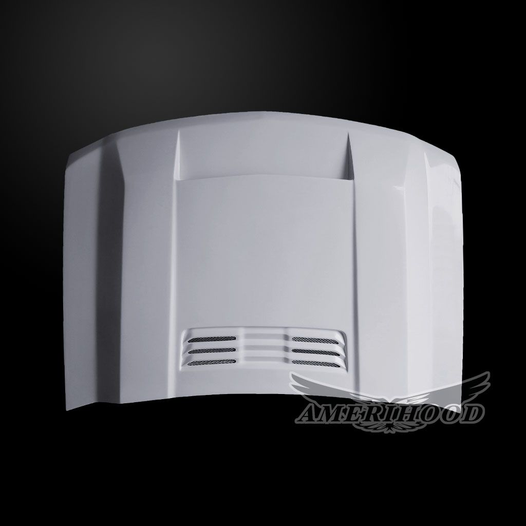 AmeriHood - Chevrolet Silverado 1500 2014-2015 BFT Style Functional Ram Air Hood