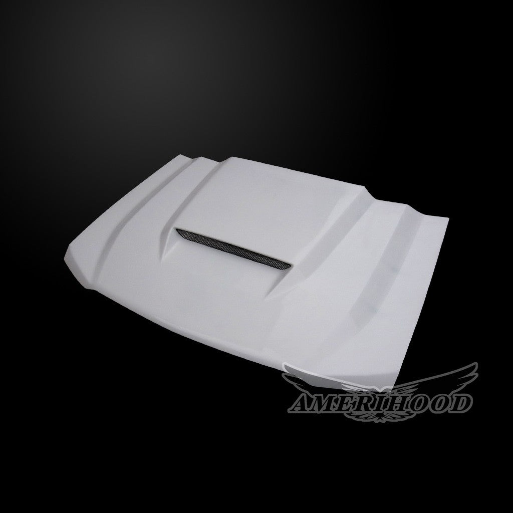 AmeriHood - Chevrolet Silverado 1500 Model 2016-2018 RKS Style Functional Heat Extraction Hood