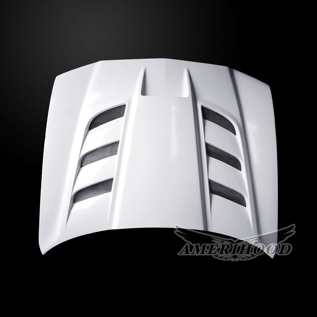 AmeriHood - Dodge Charger 2011-2014 Type-VIP Style Functional Heat Extraction Ram Air Hood