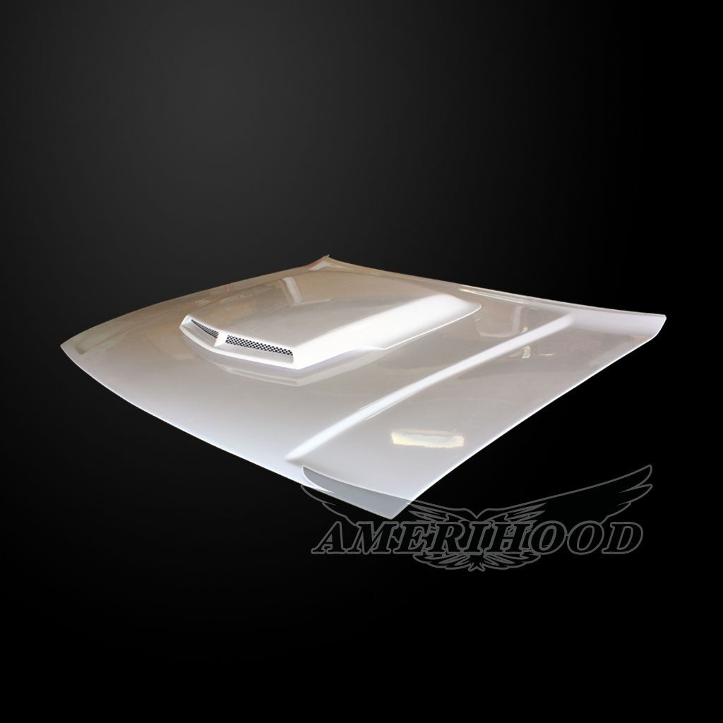 AmeriHood - Dodge Challenger Model 2008-2023 TA Style Functional Heat Extraction Hood