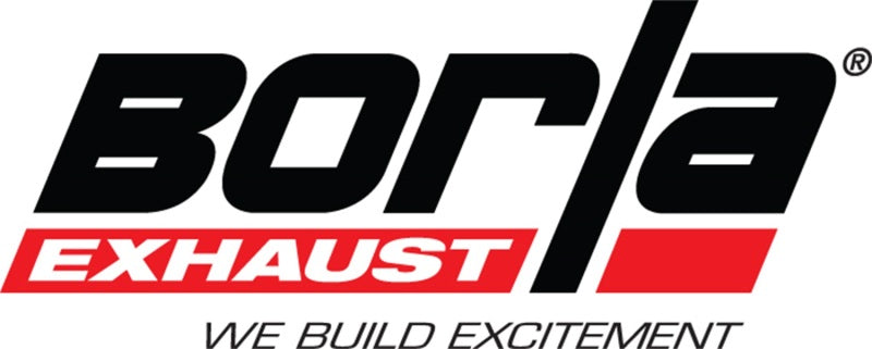 Borla Universal Polished Tip Single Oval Rolled Angle-Cut w/Clamp (inlet 2 1/2in. Outlet 4 1/4 x 3 1 20155