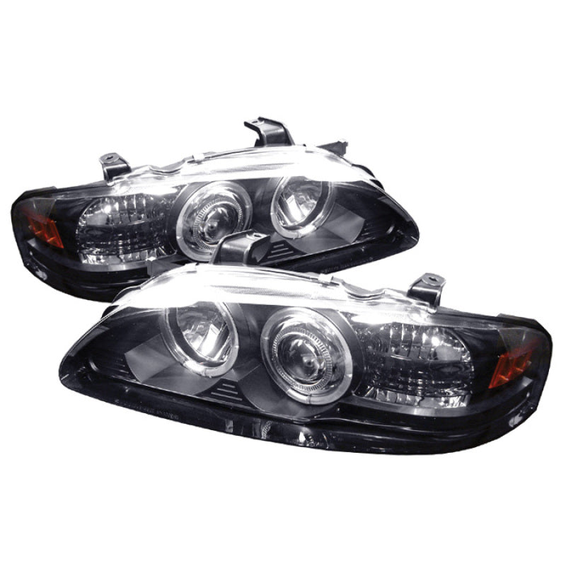 SPYDER Nissan Sentra 00-03 1PC Projector Headlights Led Halo Black High H1 Low H1 PRO-YD-NS00-HL-BK 5011558