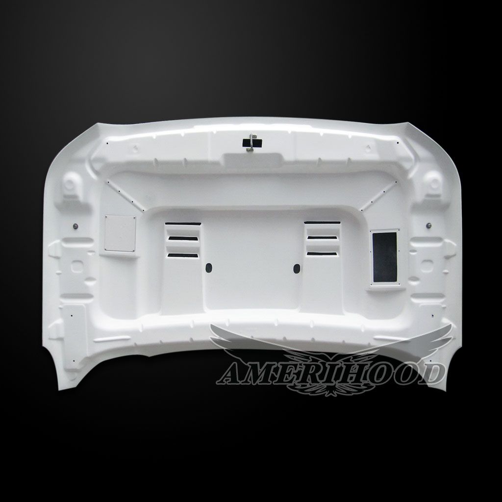 AmeriHood - Ford F-450 2011-2016 Type-E Style Functional Heat Extraction Ram Air Hood