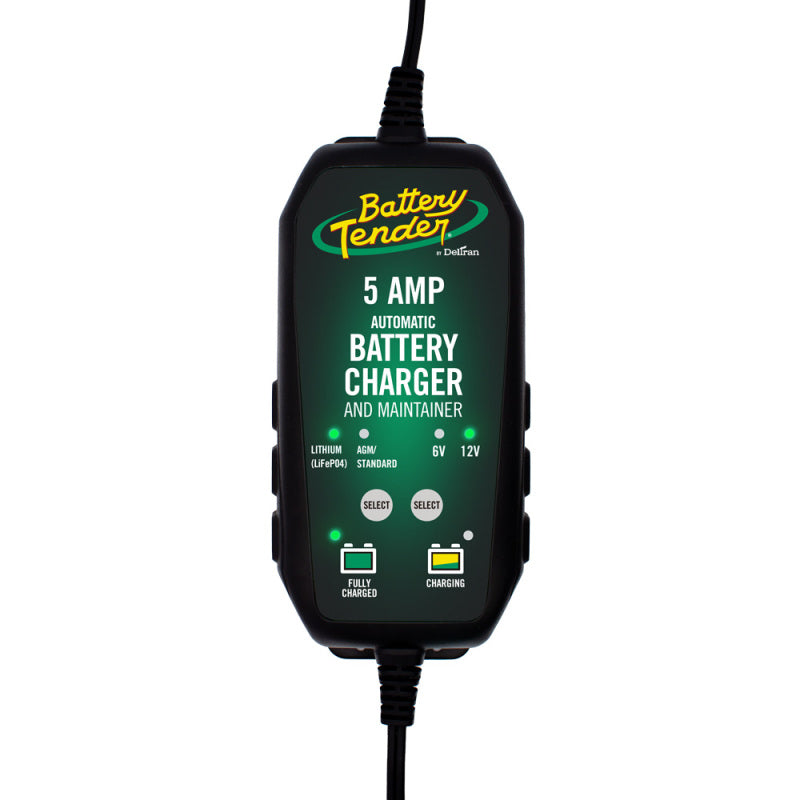 Battery Tender 12V 5A Lead Acid & Lithium Selectable Battery Charger