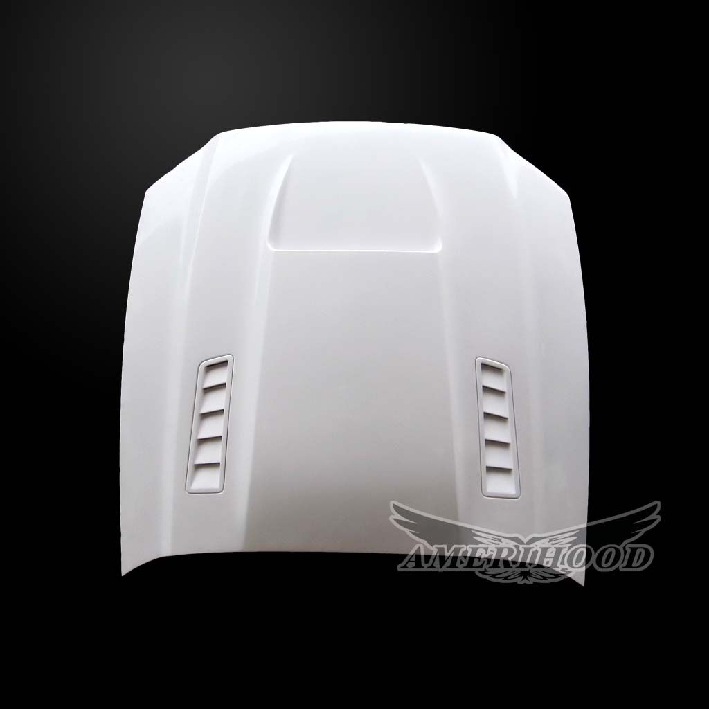 AmeriHood - Ford Mustang Shelby GT500 2010-2014 SMS Style Functional Heat Extractor Ram Air Hood