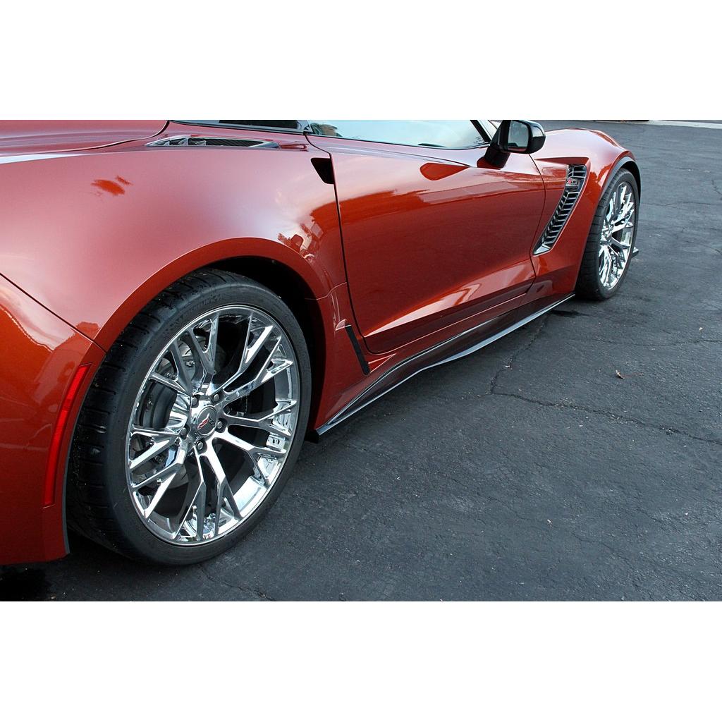 Carbon Fiber Side Rocker Extensions/ Side Skirt - Chevrolet Corvette C7