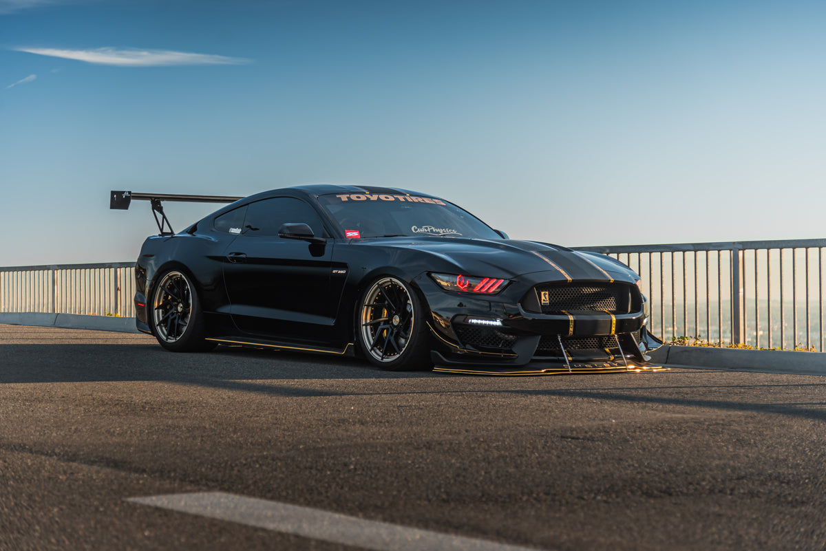 Ford Mustang S550 Shelby GT350 / GT350R Carbon Fiber Front Wind Splitter 2015-2023