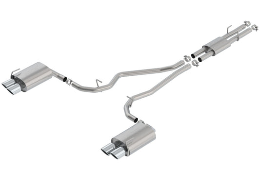 Borla 2020 Ford Explorer ST 3.0L V6 2.25in ATAK Exhaust - Chrome Tips 140821