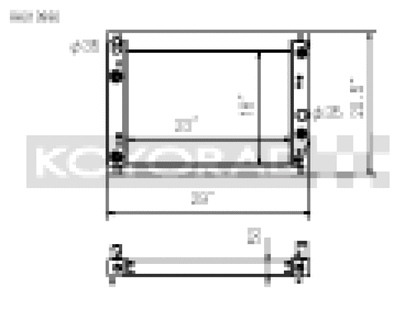 Koyo 05-13 Chevrolet Corvette C6 Racing Radiator