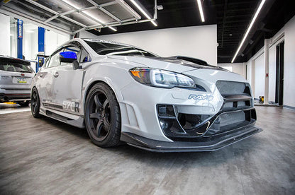 OLM OE Style Mirror Cover with Turn Signal Cutout - Lightning Red - 2015-2021 Subaru WRX / STI / 2015-2017 Crosstrek