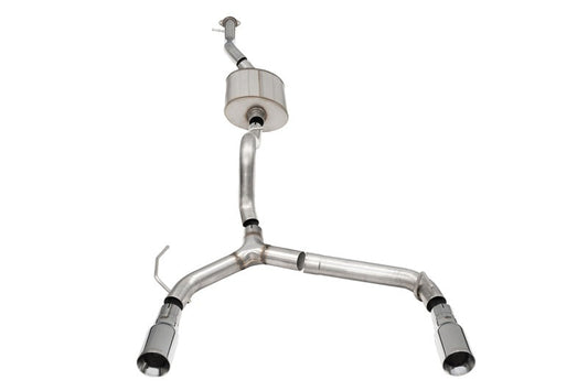 CORSA Performance Corsa 21-22 Ford Bronco 2.7L 4-Door 2.75in Cat-Back Dual Rear Exhaust w/4in Straight-Cut Polish Tips 21210