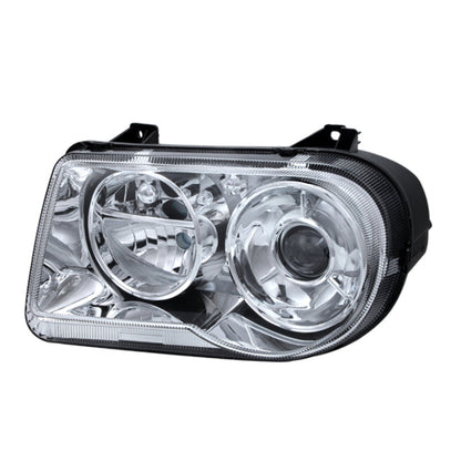SPYDER Xtune Chrysler 300C w/ Halogen Projection Style Only 05-10 Headlights Left HD-JH-C300C-OEM-L 9026607