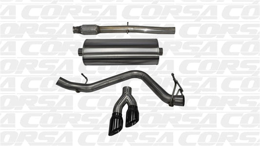 Corsa Performance 14 GMC Sierra/Chevy Silv 1500 Crew Cab/Short Bed 5.3L V8 Black Sport
