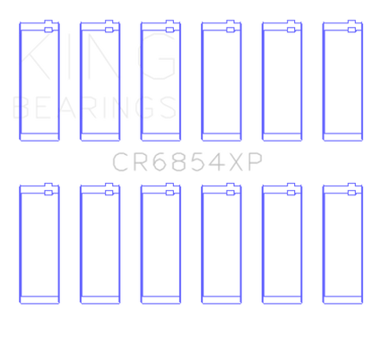 King Engine Bearings BMW 95 M3 S50830 (Size STD) Performance Rod Bearing Set