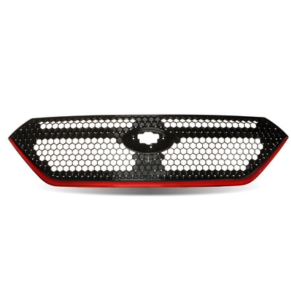 JDMuscle [22-25 WRX] OEM Style Sport Grille w/ Integrated Emblem Mount and Optional Painted Stripe