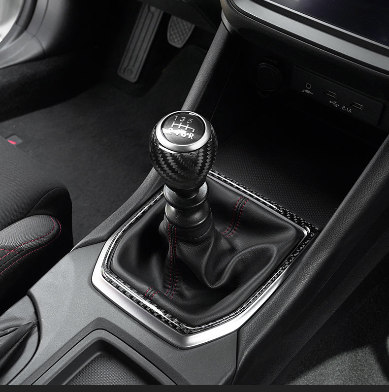 JDMuscle [22-25 WRX] Tanso Dry Carbon Fiber Shift Knob Surround Cover