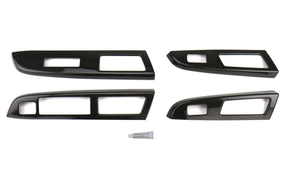 OLM Carbon Fiber Switch Panel Covers - 2015-2016 WRX / 2015-2016 STI