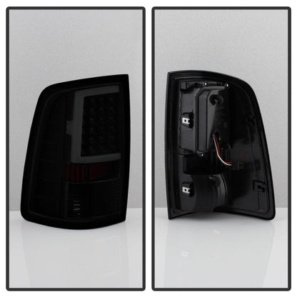 SPYDER xTune 09-18 Dodge Ram 1500 LED Tail Lights - Black Smoke (ALT-ON-DR09-LBLED-BSM) 9038488