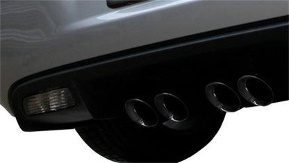 Corsa Performance 09-13 Chevrolet Corvette C6 6.2L V8 Black Sport Axle-Back Exhaust