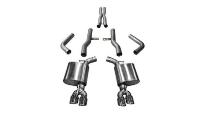 Corsa 17-18 Dodge Challenger 5.7L V8 Xtreme Cat-Back Dual Rear Exit w/3.5in Polished Tips 21006