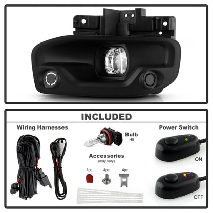 SPYDER 19-22 Dodge Ram 2500/3500 Halogen Only OEM Style Fog Lights w/Universal Switch 9051043