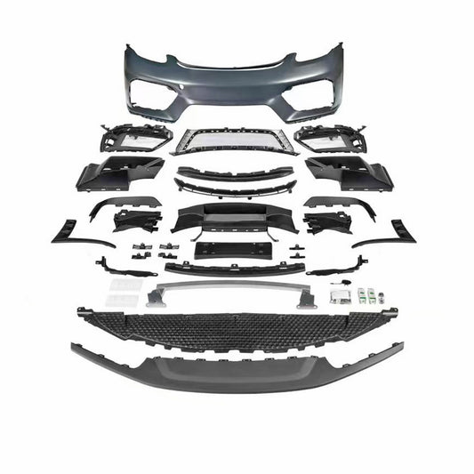 GT4 Style Front Bumper (without Headlight Washer Holes) For 2017-2025 Porsche Boxster, Cayman/S/GTS (718)