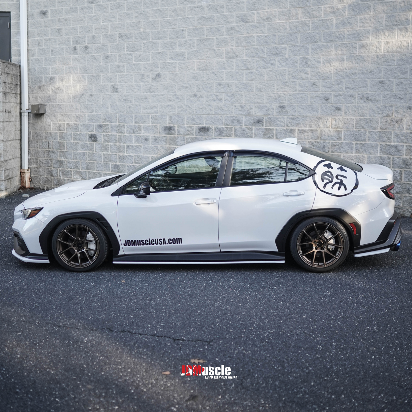 JDMuscle [22-25 WRX] V2 Rain Guards / Window Visors