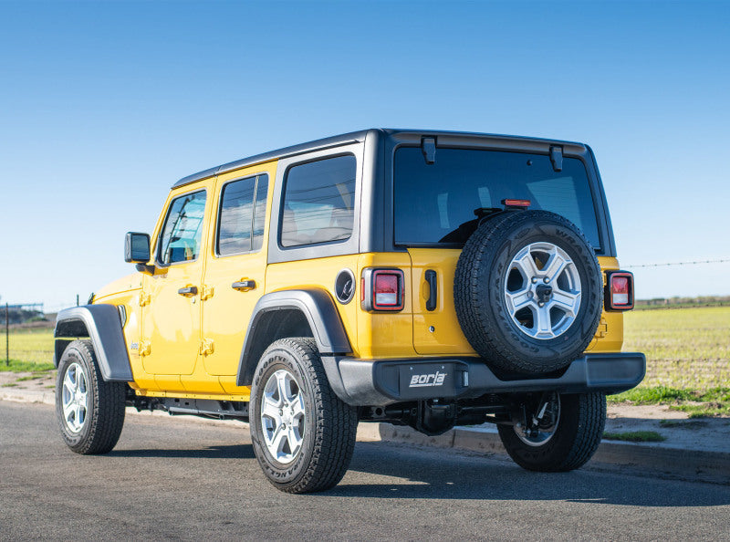 Borla 18-20 Jeep Wrangler JLU 3.6L V6 Climber Turn Down Exit Cat-Back Exhaust 140828