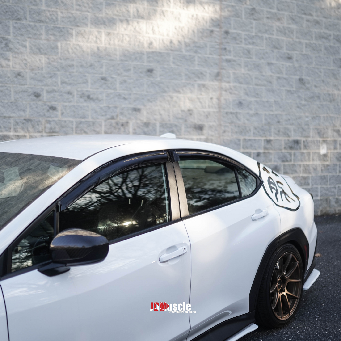 JDMuscle [22-25 WRX] V2 Rain Guards / Window Visors