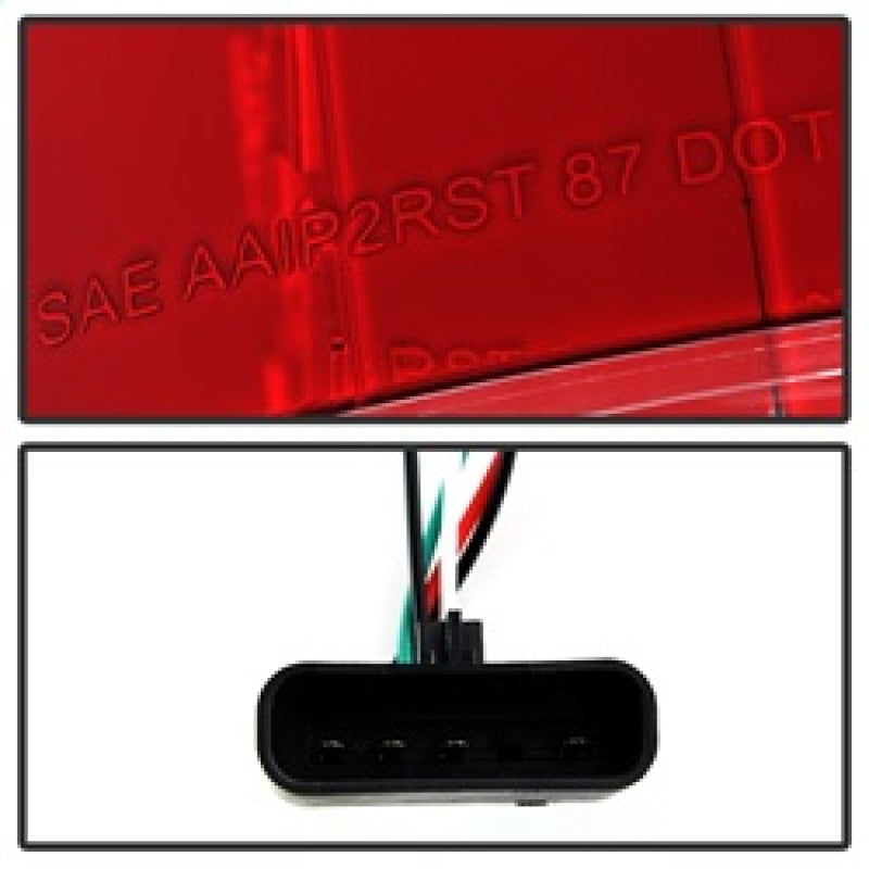 Spyder Chevy C/K Series 1500 88-98/Blazer 92-94 LED Tail Lights Red Clear ALT-YD-CCK88-LED-RC 5001375