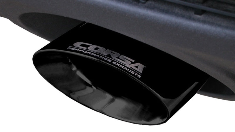 Corsa Performance 10-14 Chevrolet Camaro Coupe SS 6.2L V8 Auto Black Sport Cat-Back + XO
