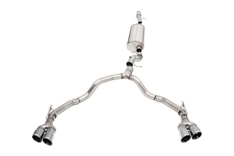 CORSA Performance Corsa 21-22 Chevrolet Tahoe/GMC Yukon 4DR 6.2L 4WD Dual Rear 3/2.75in Sport Cat-Back DW 4in Pol Tips 21129