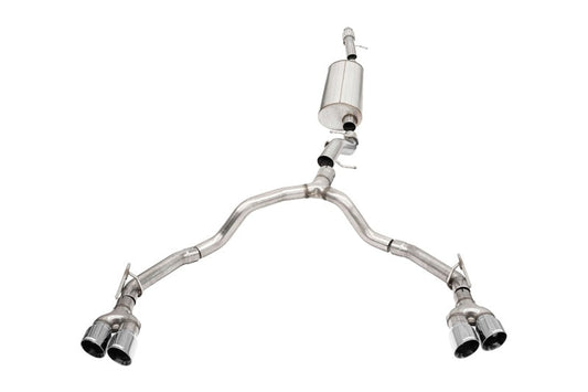 CORSA Performance Corsa 21-22 Chevrolet Tahoe/GMC Yukon 4DR 6.2L 4WD Dual Rear 3/2.75in Sport Cat-Back DW 4in Pol Tips 21129