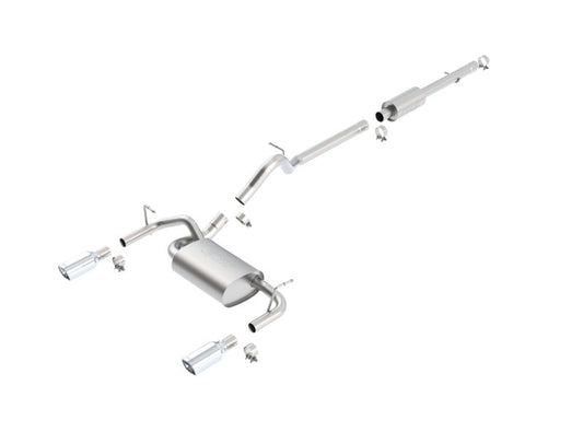 Borla 12-16 Jeep Wrangler JK 3.6L AT/MT 4Wheel 4dr Truck Single Split Rear Exit Catback Exhaust 140459