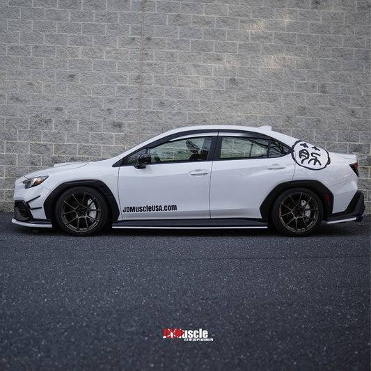 JDMuscle [22-25 WRX] V1 Rain Guards / Window Visors-Paint Matched