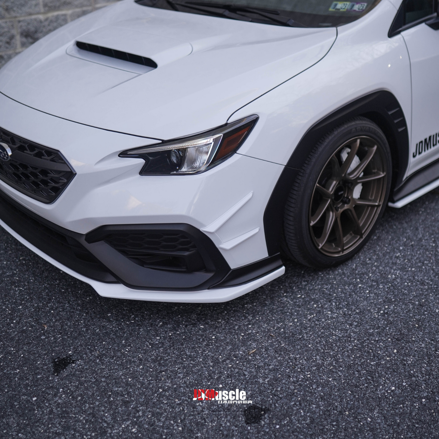 JDMuscle [22-25 WRX] Canards V1 - ABS / Paint Matched / Gloss Black