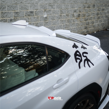 JDMuscle [22-25 WRX] STI Style Duck Bill Spoiler-Paint Matched/Gloss Black