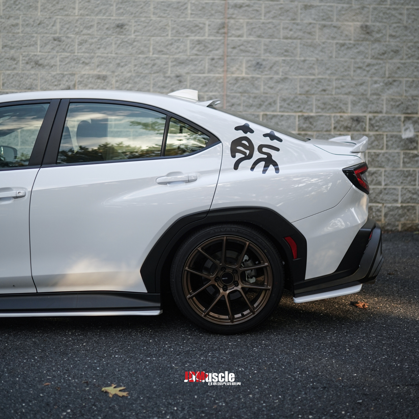 JDMuscle [22-25 WRX] STI Style Duck Bill Spoiler-Paint Matched/Gloss Black