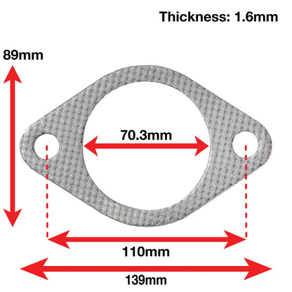 APEXi A'PEXi - Exhaust Gasket (Two Bolt) - Replacement