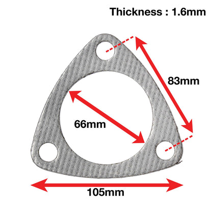 APEXi A'PEXi Exhaust Gasket (Three Bolt) - Replacement