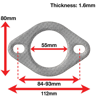 APEXi A'PEXi - Exhaust Gasket (Two Bolt) - Replacement