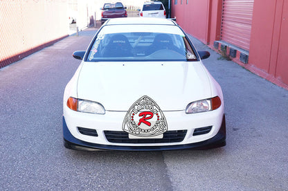 C2 Style Front Lip For 1992-1995 Honda Civic (2Dr Coupe/3Dr Hatchback)